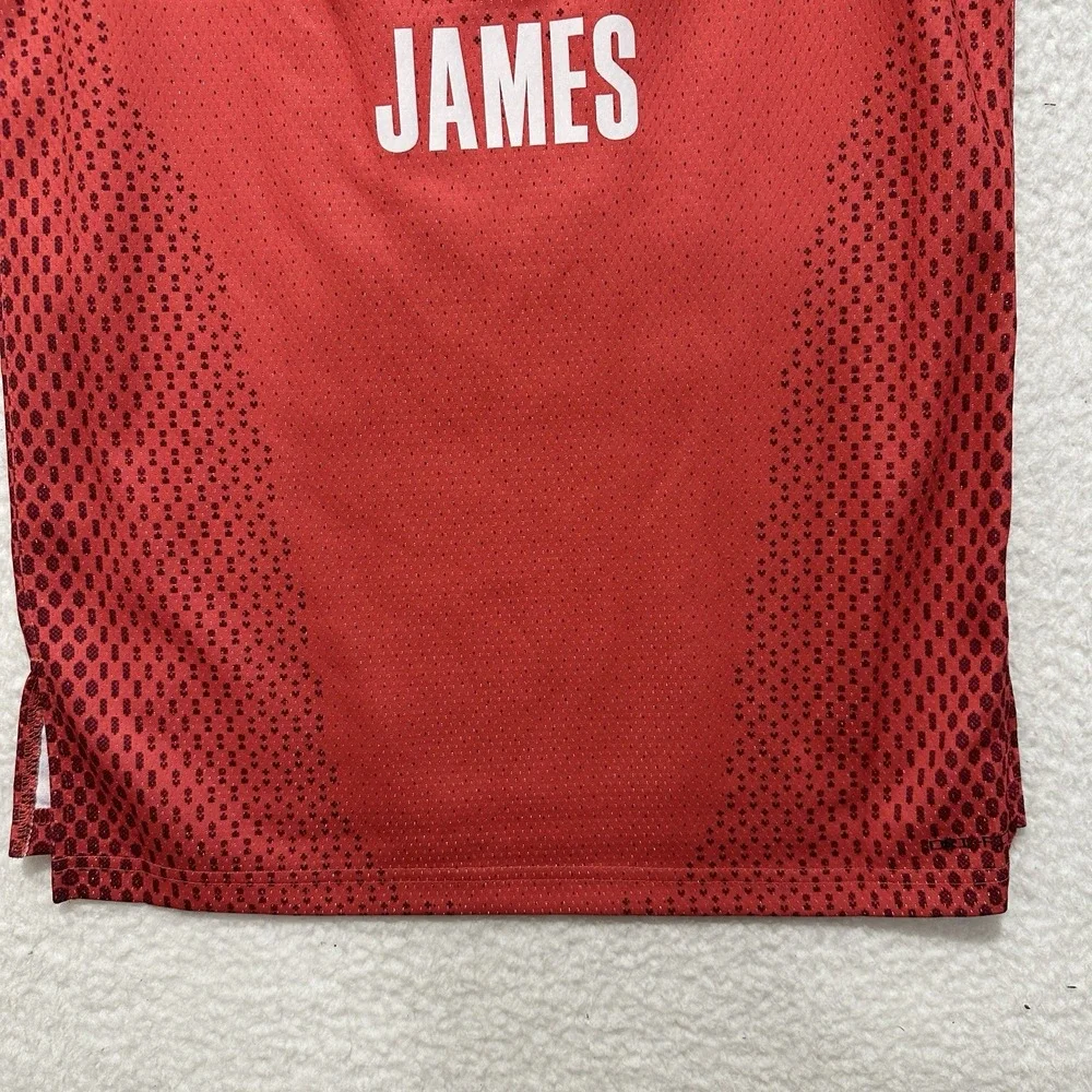 Jordan LeBron James #6 2022 NBA‎ All Star Game Swingman Red Jersey Mens Sz Small